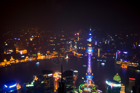 上海外滩金融中心夜景图片