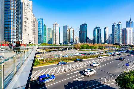 上海城市建筑天空高清图片素材