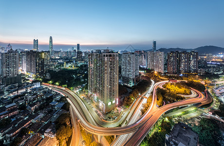 深圳雅园立交夜景图片