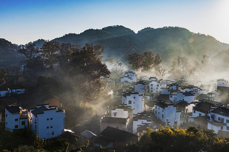 金秋枫树素材婺源金秋之歌背景