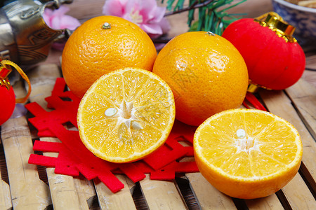 柑橘新鲜水果橘柑子高清图片