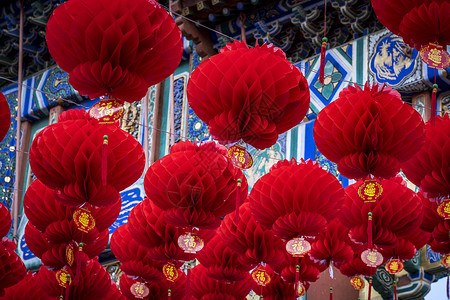 喜庆春节灯笼背景图片