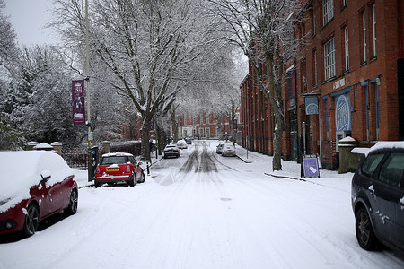 大不列颠 雪景积雪高清图片素材