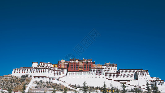 微信经典素材西藏布达拉宫背景