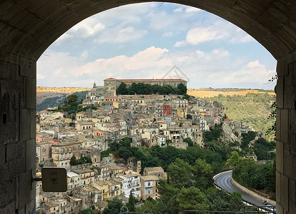 意大利风格建筑欧洲意大利古城景观背景