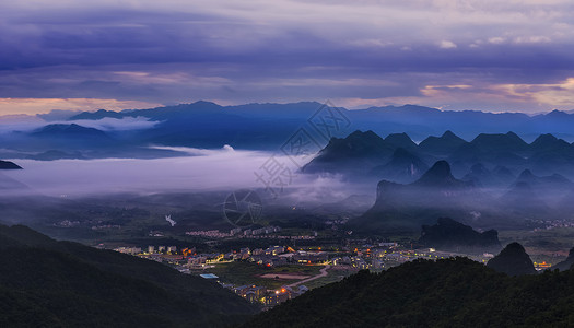 梦幻之城5A景区雾之城高清图片