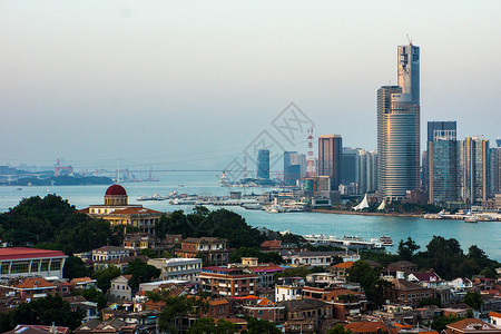 福建厦门鼓浪屿背景图片