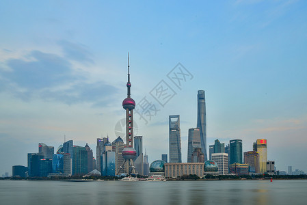 上海东方明珠城市建筑风光楼群高清图片素材