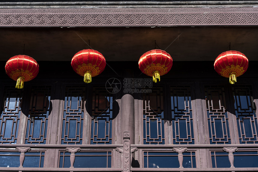 春节古建筑图片
