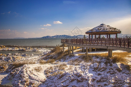 烟台海边背景