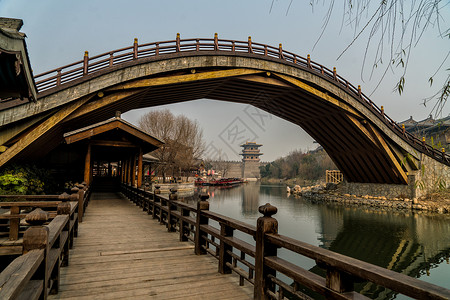 襄阳唐城城池高清图片素材