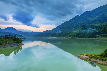 乌江自刎重庆乌江画廊背景