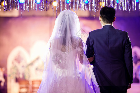 中国风婚礼场景婚礼背影背景