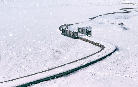 森马素材官网美丽的坝上雪地雪景背景