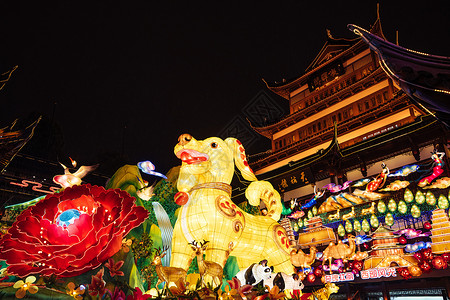 元宵节花灯狗年元宵节高清图片