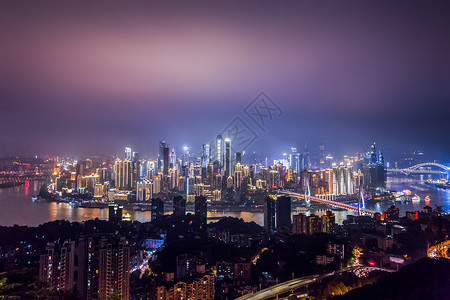 山城夜景重庆高清图片素材