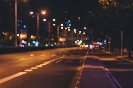 宽广的马路城市道路夜景背景