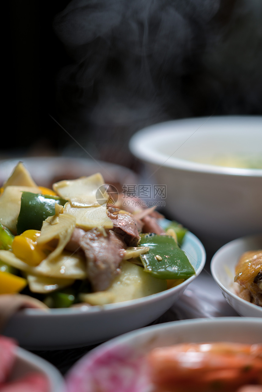 中式餐饮美食年夜饭图片