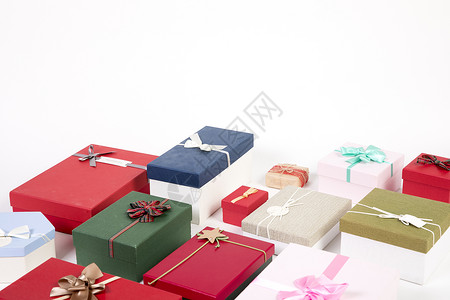 节日购物礼物盒背景图片
