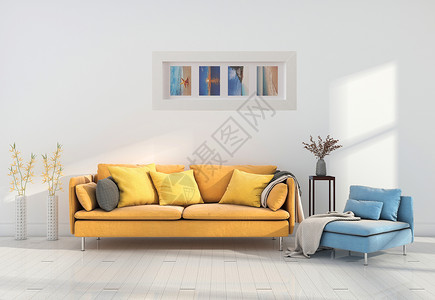 简洁室内背景沙发高清图片素材