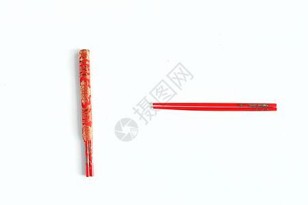一双筷子厨房用品筷子背景
