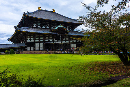 日本京都东大寺寺庙高清图片素材