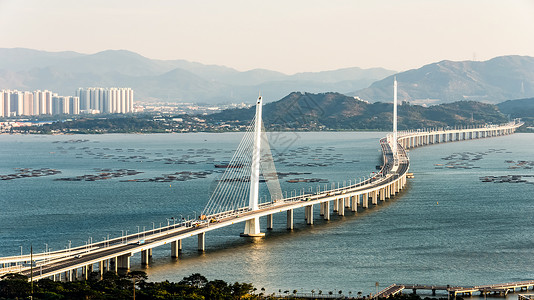 深圳湾大桥深圳湾大桥远景高清图片