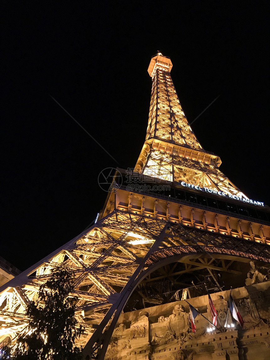 拉斯维加斯巴黎铁塔图片