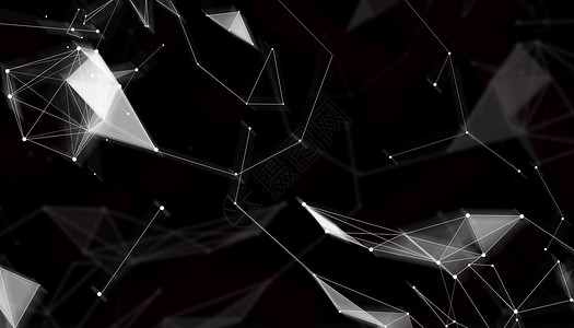 三角形纹理黑色科技背景设计图片