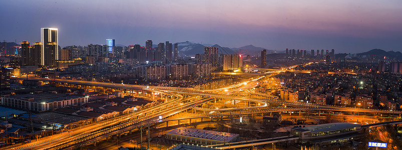 大连香炉礁立交桥背景图片