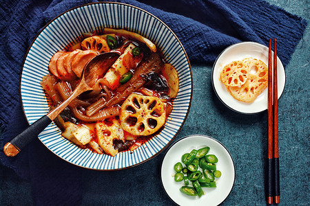 美食麻辣烫川味小吃高清图片