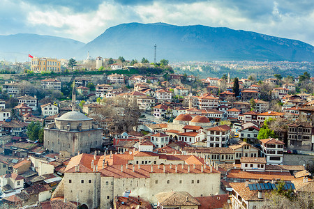 土耳其瓷器土耳其番红花城背景