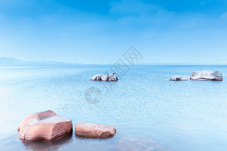 海洋环境保护湖北武汉东湖背景图背景