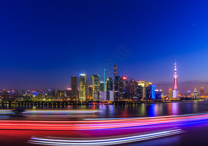 上海北外滩夜景陆家嘴高清图片素材