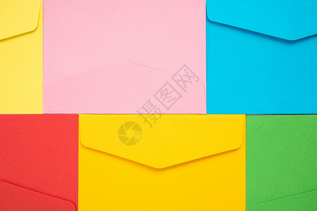 彩色的信封背景图片
