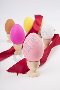 蛋鸡蛋颜色复活节彩蛋背景