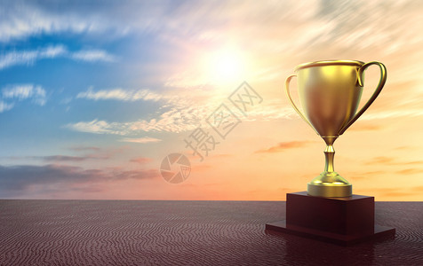 背景颁奖胜利的奖杯设计图片