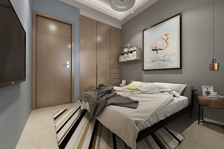 现代卧室空间图片