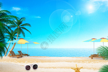 大黑石荧光海滩海滩眼镜设计图片