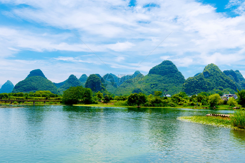 桃源沅江风景图片