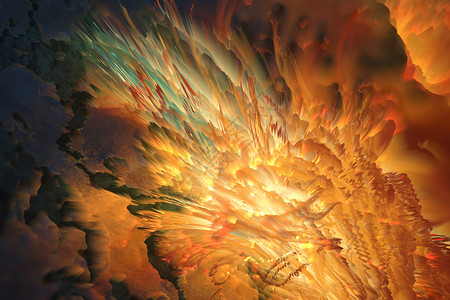 抽象色彩火烧云背景图片