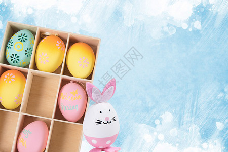 鸡蛋盒子复活节设计图片