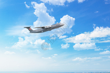 机场出差高空的航空飞行设计图片
