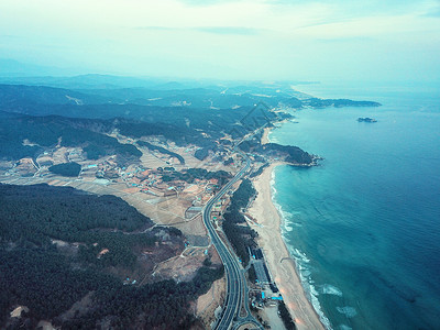 韩国地标襄阳海滨高清图片