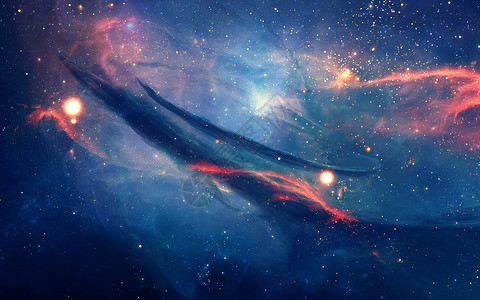 宇宙的科幻星空背景设计图片