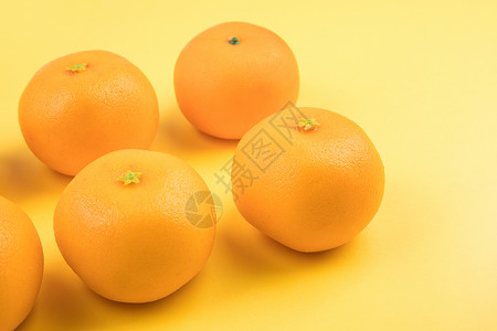 仿真水果橙子背景图片