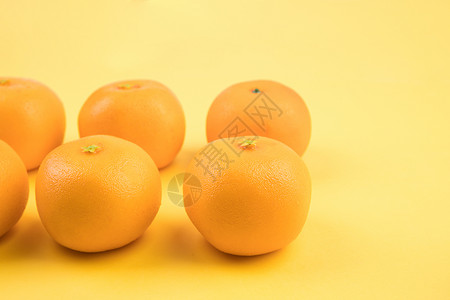 仿真水果橙子背景
