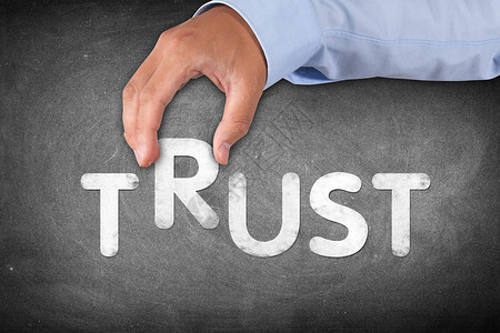 团队责任TRUST信任设计图片