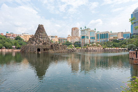 马来西亚水上乐园背景