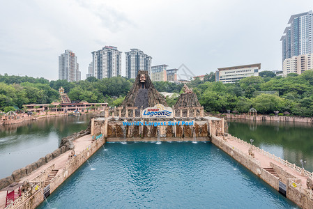 马来西亚水上乐园背景